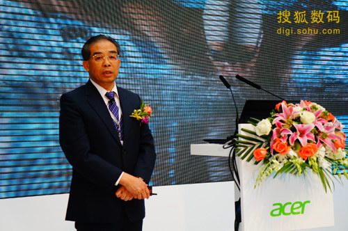 Acer宏�全球资深副总裁、大中华区总裁林显郎