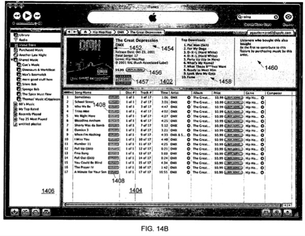 苹果获得iTunes Store用户界面专利