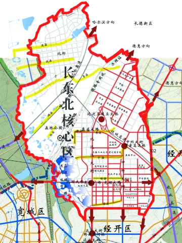 长春市从高新区工业大学到南关区大马路与四道街交汇处怎么走?