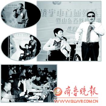 她脚上穿着矫正鞋,拉着妈妈的手,勇敢地向前跑了起来.