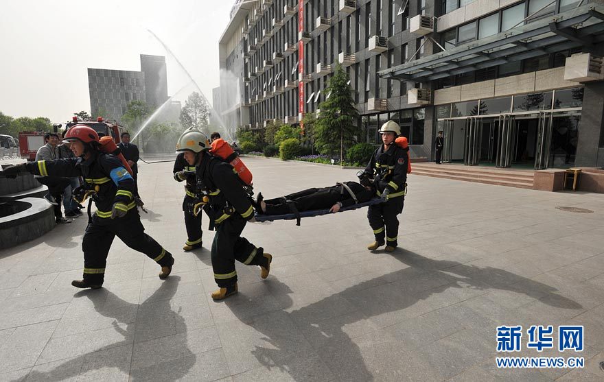 北京市大兴区星光影视园年度消防演练活动举行