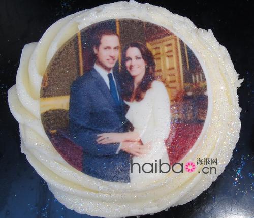 伦敦蛋糕店推出王室Couple结婚一周年纪念纸