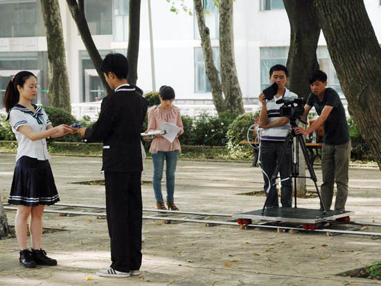 武汉市广苑影视公司系列微电影项目开机拍摄(