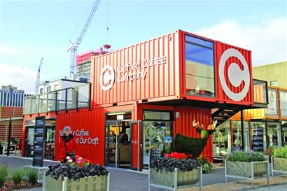 新西兰克赖斯特彻奇集装箱改建购物中心(图)