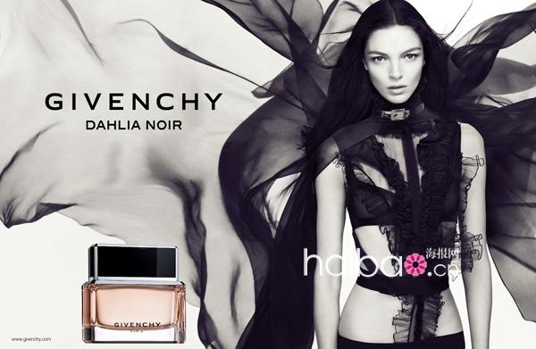 dahlia noir香水 广告 纪梵希(givenchy dahlia noir香水 dahlia