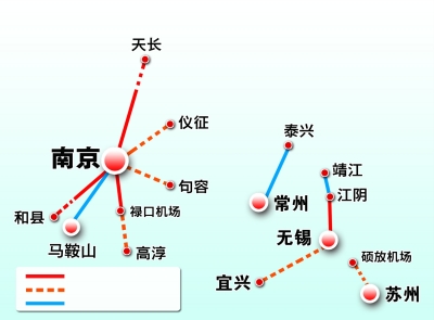 江苏沿江城市群城轨网规划获批3年建4条城际