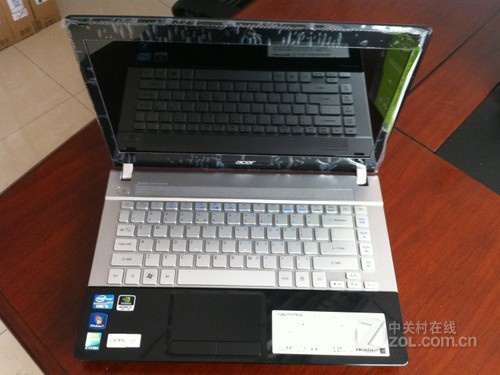 Acer V3黑色 外观图 