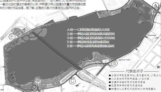 昨日,武汉市水务局,武汉市园林局对沙湖公园建设许可召开听证会