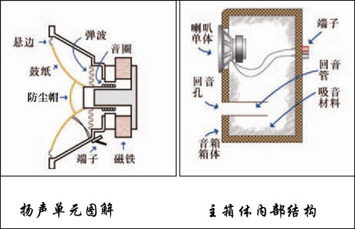 信噪优化:音响产生反射波打到音箱内壁时会产生噪声,为消除噪声爵