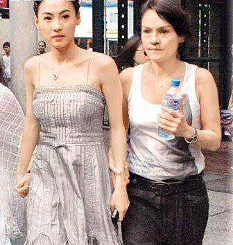 张柏芝妈妈混血美女太妹