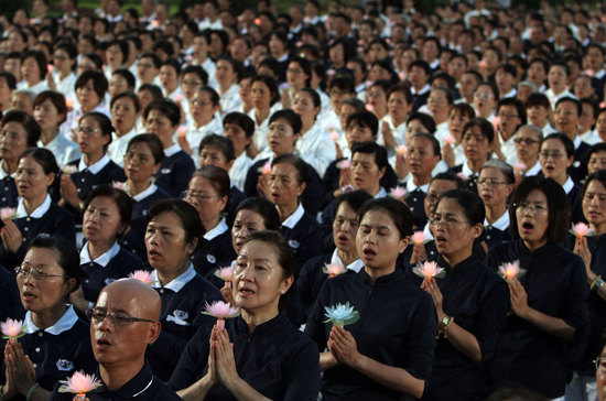 5月13日,台湾佛教慈济慈善事业基金会在台北