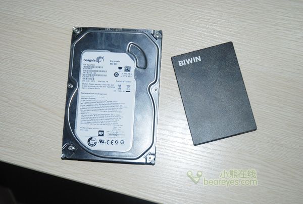 希捷500g sata3.0机械硬盘和biwin elite s836 240g固态硬盘