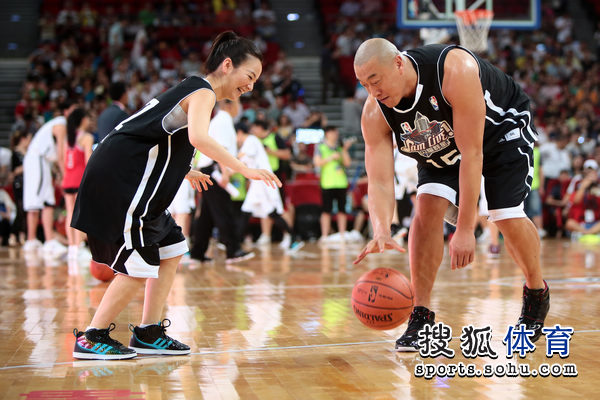 组图:广州闪耀群星篮球盛宴