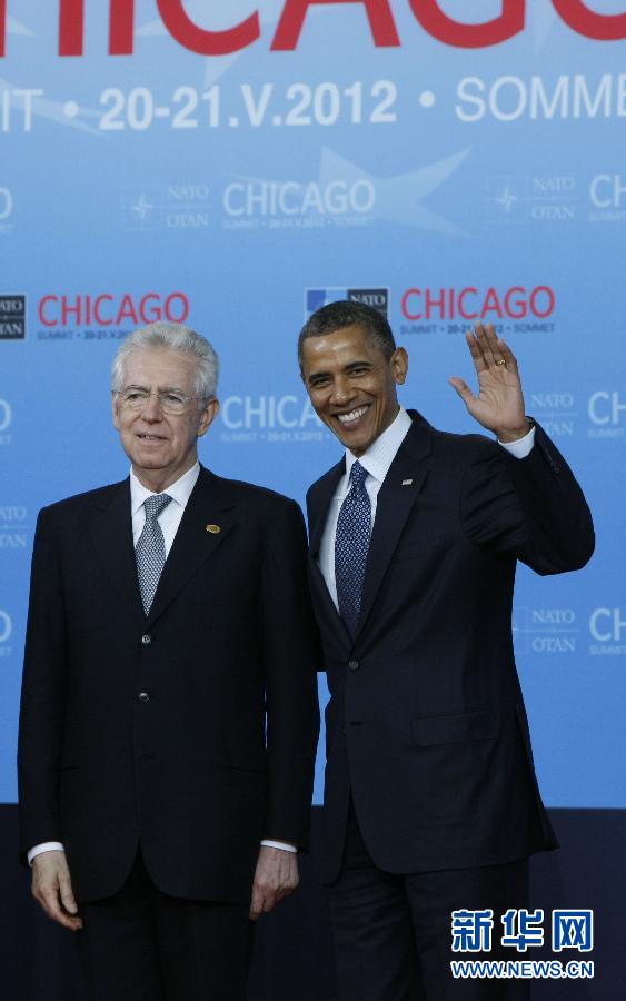 5月20日，北约成员国领导人第25次峰会在美国芝加哥开幕。这是会议现场。 新华社记者王雷摄