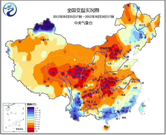 全国大部晴热当头 华南仍受雨水围困(组图)