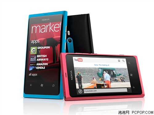 诺基亚WP旗舰Lumia800