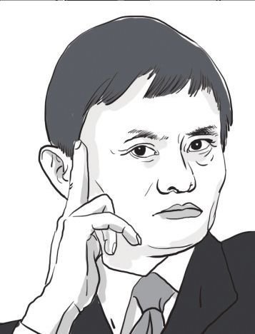 马云手绘版头像