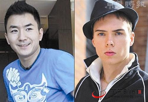 图片左为来自武汉的33岁留学生林俊,右为29岁的加拿大籍凶手马尼奥塔
