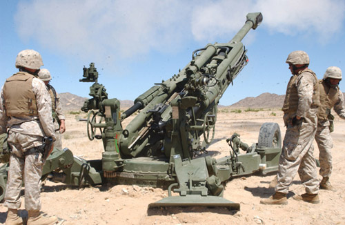 m777式39倍口径155毫米轻型榴弹炮