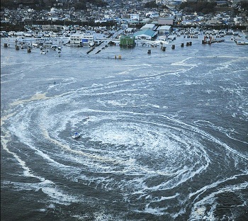 日本9级地震海啸组图 现实版2012世界末日