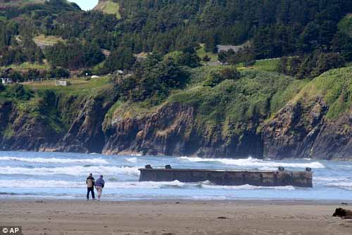 日本一船坞地震后漂流8000公里到达美国西海