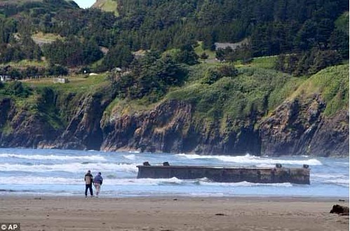 日本一船坞地震后漂流8000公里到达美国西海