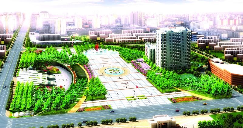 绿化提升改造工程本月底完工,是省会个树阵广场7月1日再次对外