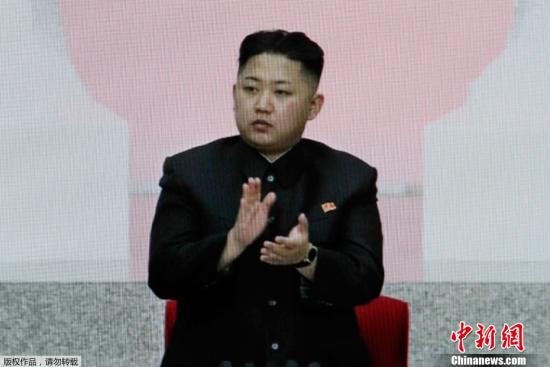 4月11日，朝鲜劳动党在平壤召开第四次代表会议，会议决定推举劳动党中央军事委员会副委员长金正恩为第一书记。（视频截图）