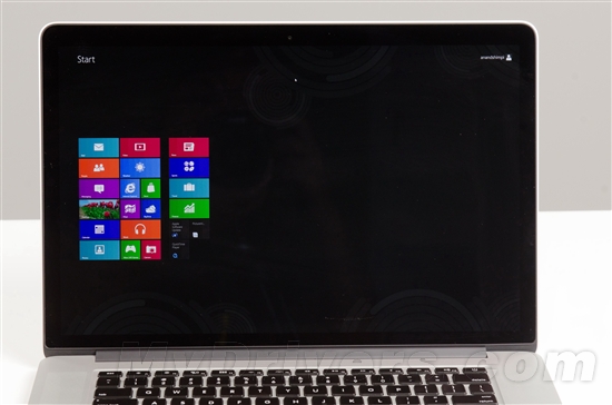 视网膜屏MacBook Pro体验Windows 8