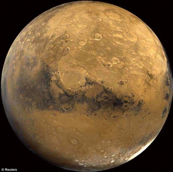 火星表面发现63.5万个直径1公里以上陨石坑(图)
