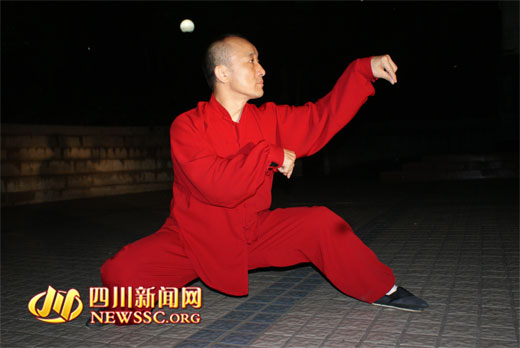 王小红说，练武是为了强身健体和修身养性