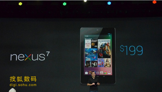 Nexus 7平板电脑推出199美元起