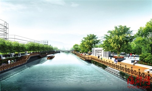 福州东西河要建滨水步行道(组图)