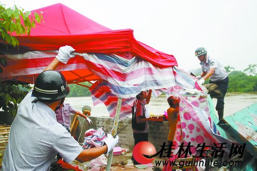 桂林市突袭传销基地南洲岛 1800余人被驱散