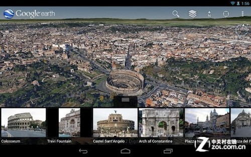 谷歌地球7.0上线:部分城市新增3D街景