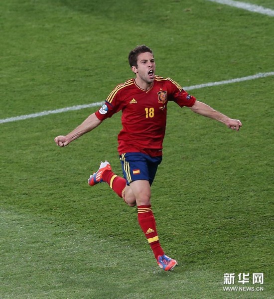 欧洲杯决赛:西班牙4:0战胜意大利夺冠(组图)