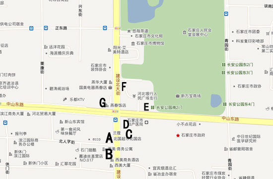 搜狐汽车石家庄站为您奉上停车地图-桥东