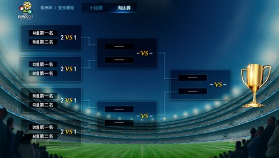 让用户可以直观的掌握2012欧洲杯比赛的进程,关注自己喜爱球队的完整