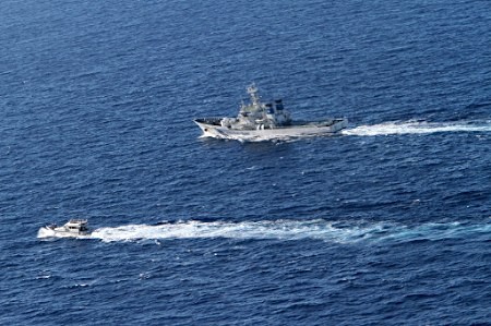 船围堵冲撞台湾船只 曾参与中日撞船事件