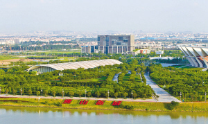佛山新城建设步伐加快,未来中心城区初现雏形。/佛山日报记者 周春 摄