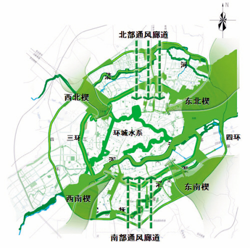 825005 《沈阳城市性绿地控制规划》发布,四环内绿地布局:三环
