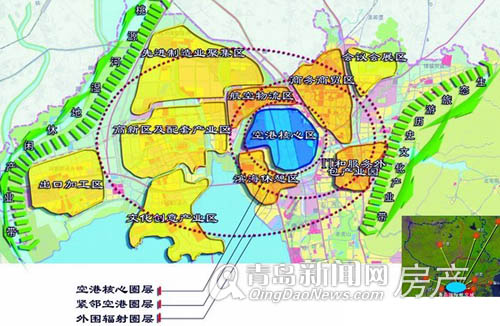 城阳空港济区规划图