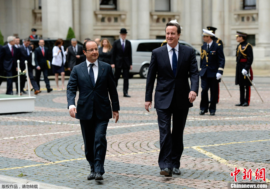法国总统奥朗德首次正式访问英国(组图)-搜狐滚动