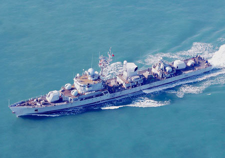 中国海军560号护卫舰南沙搁浅 560号军舰资料