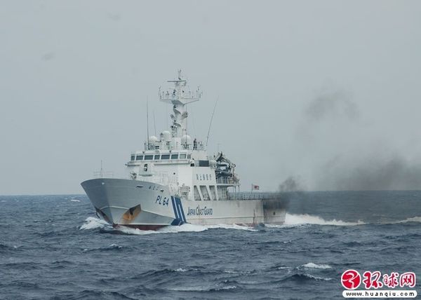 日本海上保安厅的巡逻船PL64。 程刚 摄