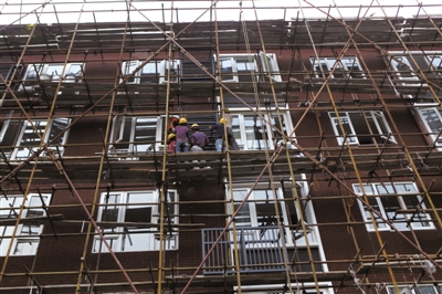 北京首个老楼抗震加固改造主体完工 具居住条