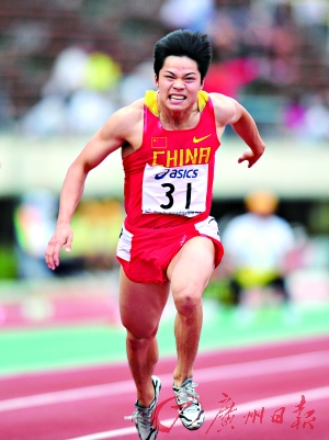 第19届亚洲田径锦标赛,中国选手苏炳添百米夺金。资料图片