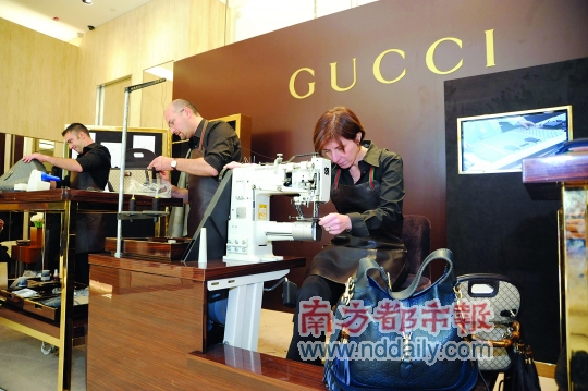 古驰Gucci将于7月26及27日在澳门壹号广场店内特设工匠坊。资料图片
