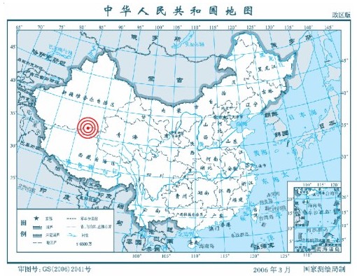 那曲地区尼玛县发生4.8级地震(图)