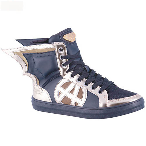男装黑色蝙蝠翼Hi-cut Trainer $1,388